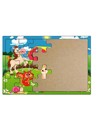 Yaşam 24 Parça Çocuk Puzzle